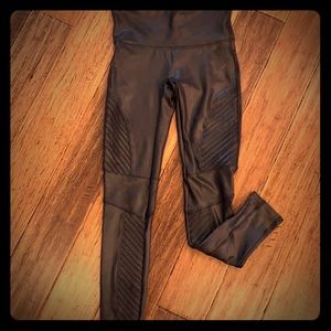 SPANX faux leather Moto Leggings